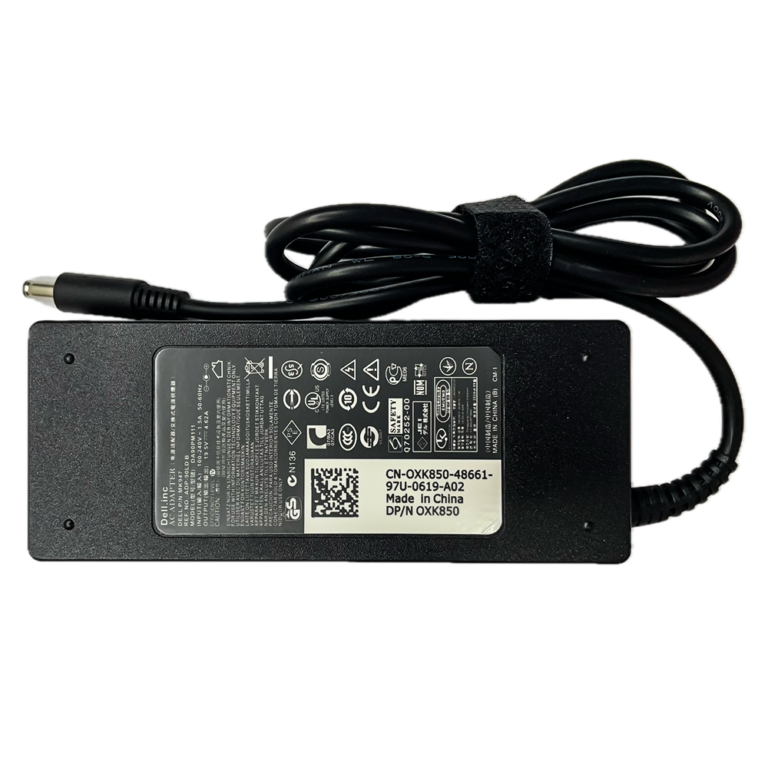 Dell 90W laptop charger adapter with 4.5x3.0mm pin, 19.5V 4.62A