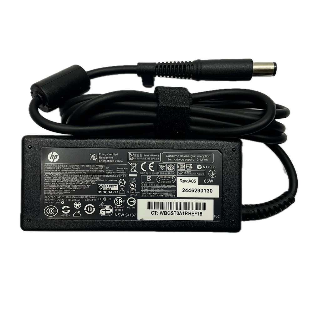 H 19.5V3.5A 65W 7.4_5.0 HP 65W laptop charger adapter with big 5.0mm pin connector, 19.5V 3.5A power supply