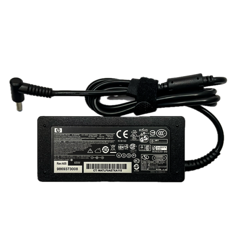 HP 65W laptop charger adapter with 3.0mm pin, 19.5V 3.33A oem