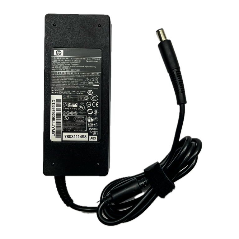 HP 90W laptop charger adapter with big 5.0mm pin, 19V 4.74A oem
