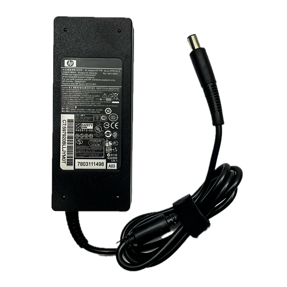 H 90W_19V 4.74A_7.4_5.0MM BIG PIN HP 90W laptop charger adapter with big 5.0mm pin, 19V 4.74A oem