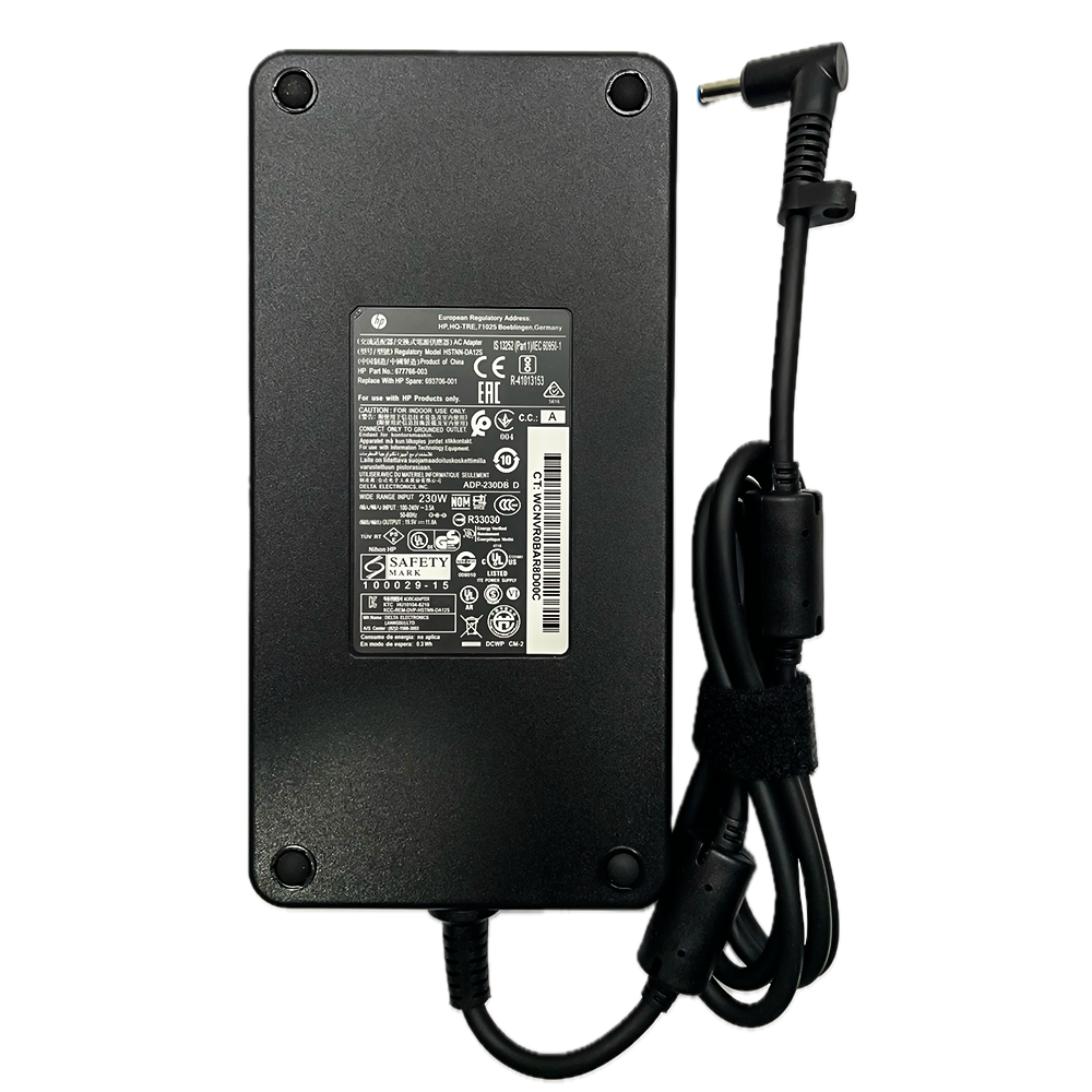 HP 19.5V11.8A 230W4.5_3.0 HP 230W laptop charger adapter with 3.0mm pin connector, 19.5V 11.8A power supply