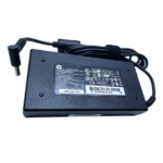 HP 130W laptop charger adapter with blue 3.0mm pin connector, 19.5V 6.5A power supply