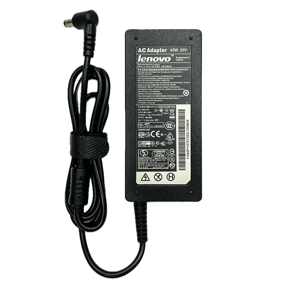 LE 65W_20V 3.25A_5.5_2.5MM Lenovo 65W laptop charger adapter with 5.5x2.5mm round pin connector, 20V 3.25A power supply