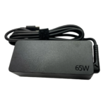 Lenovo 65W USB-C laptop charger adapter with Type-C connector, 20V 3.25A power supply