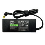 Sony 90W laptop charger adapter with 6.5x4.4mm pin connector, 19.5V 4.7A power supply