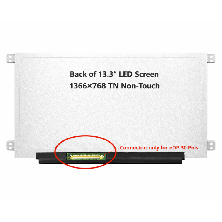 13.3 inch HD laptop LCD screen B133XTN01.6 eDP 30 pin with side brackets Sri Lanka