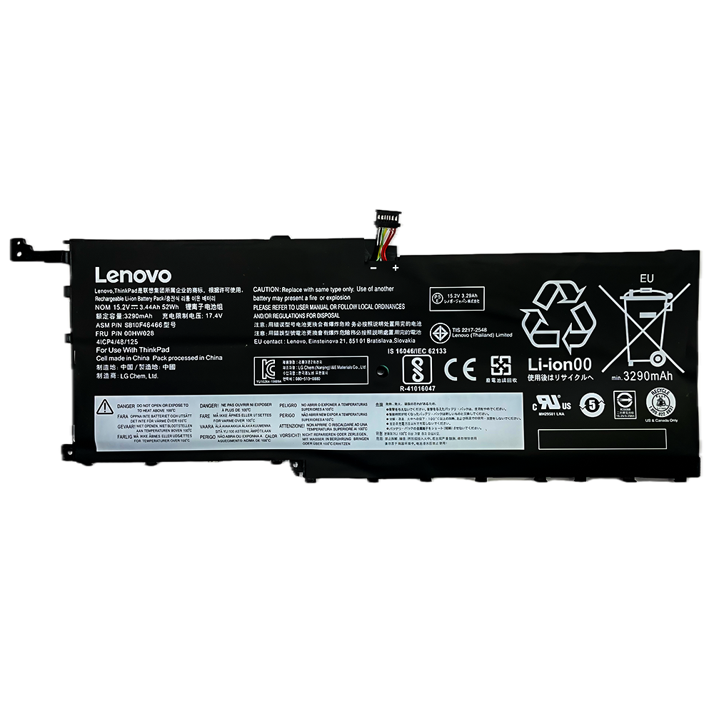 00H029.png Lenovo 00H029 for ThinkPad X1 Original Laptop Battery - Image 1