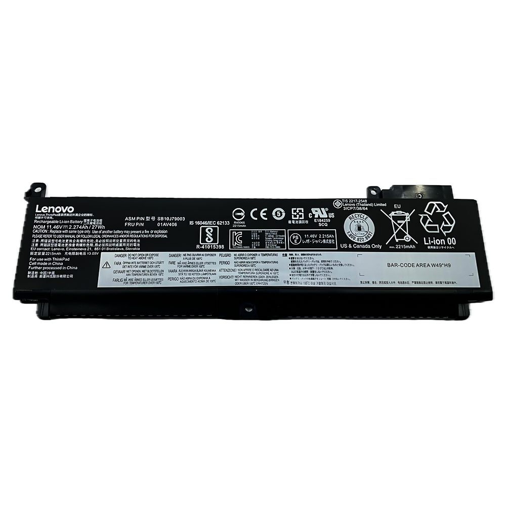 01AV406_T460S.png Lenovo T460s ThinkPad Original Laptop Battery - Image 1